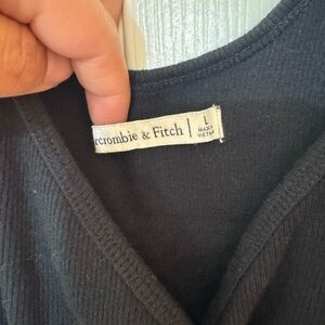Abercrombie & Fitch Charcoal Knit Top